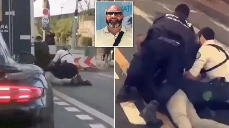 فيديو يهز فرنسا.. لحظة مقتل عامل توصيل على أيدى 3 ضباط خنقًا أمام الجميع