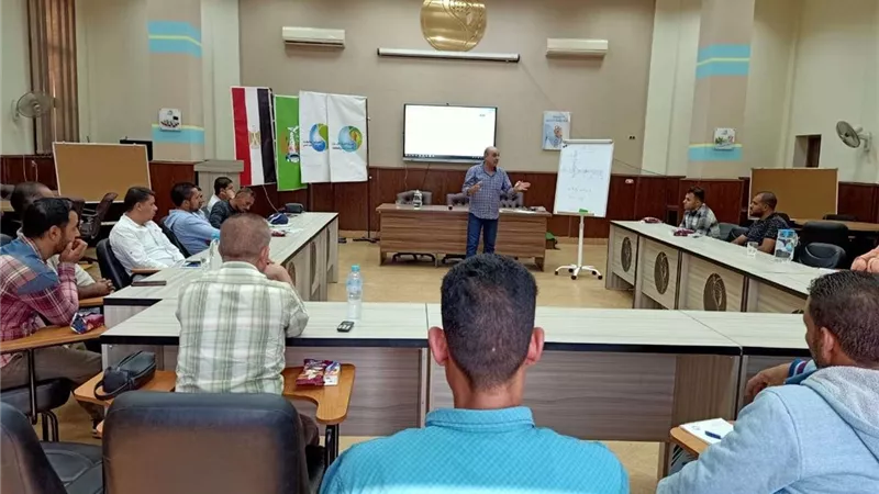 مياه المنوفية: تدريب الكيميائيين الجدد على أسس تنقية المياه بمحطات البحاري والإرتوازي