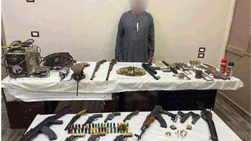 القبض على تاجر سلاح بالدقهلية