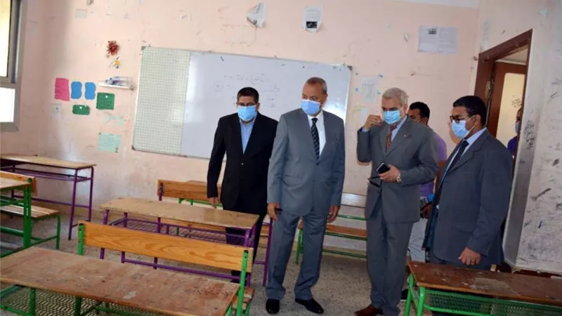 محافظ القليوبية يتفقد لجان الثانوية العامة في بنها