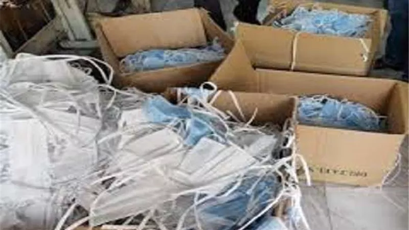 ضبط مصنع لإنتاج الملابس الجاهزة بحوزته 34 ألف كمامة مجهولة المصدر بالسلام