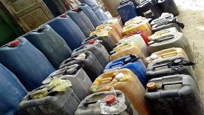 ضبط 68000 لتر مواد بترولية بالقاهرة قبل بيعها بالسوق السوداء