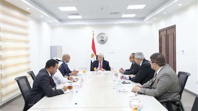 «عاشور» يبحث آليات التعاون مع تحالف شركة اتصالات مصر وشركة الإمارات للحلول الذكية