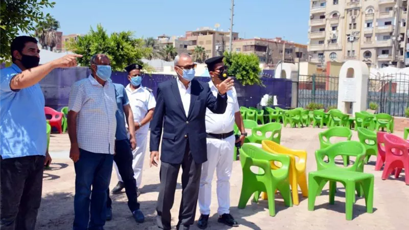 محافظ القليوبية يجري جولة ميدانية بمدينة بنها