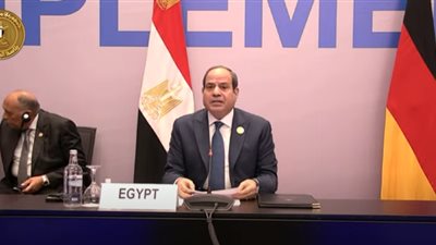 الرئيس السيسى: الدول النامية تواجه تحديات فى تجارة الهيدروجين الأخضر