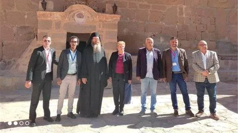 السيدة الأولي لجمهورية قبرص تزور منطقة سانت كاترين