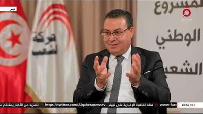 أمين حركة الشعب التونسية لـ القاهرة الإخبارية: الإخوان مكروهين في تونس