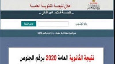 ابعت رقمك حالاً.. نتيجة الثانوية العامة 2020 للشعبتين العلمي والأدبي
