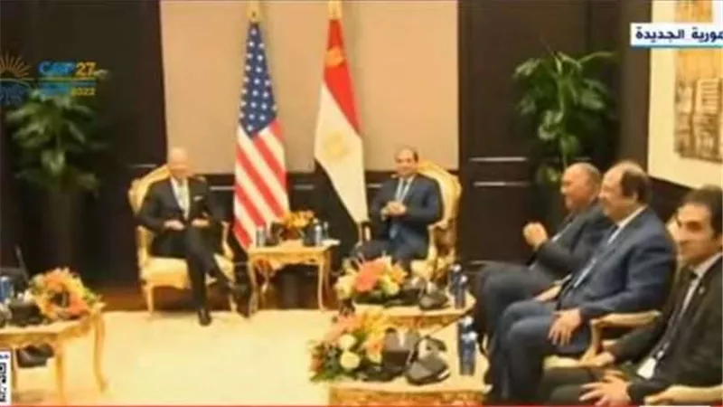 الرئيس السيسي يؤكد لنظيره الأمريكي إطلاق استراتيجية لحقوق الإنسان