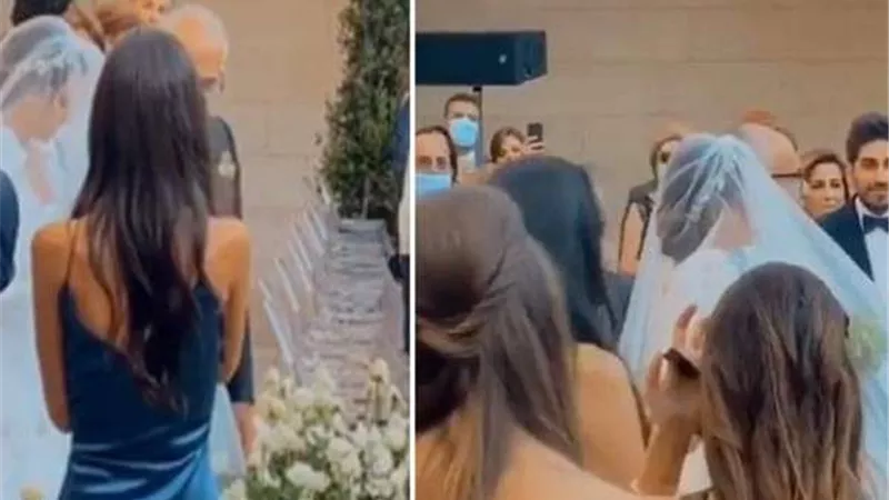 بالفيديو.. الشرطة توقف حفل زفاف ملكة جمال لبنان (تفاصيل)