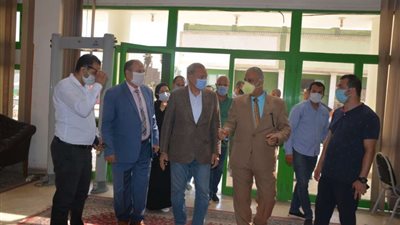 محافظ القليوبية يتفقد مقر اللجنة العليا للانتخابات باستاد بنها