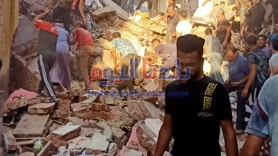 ضبط عاملين ومقاول متورطين في أعمال حفر المنزل المنهار بالمحلة
