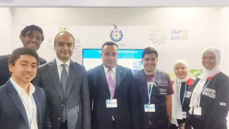 قنصوة: جامعة الإسكندرية تميزت خلال فعاليات مؤتمر المناخ COP27
