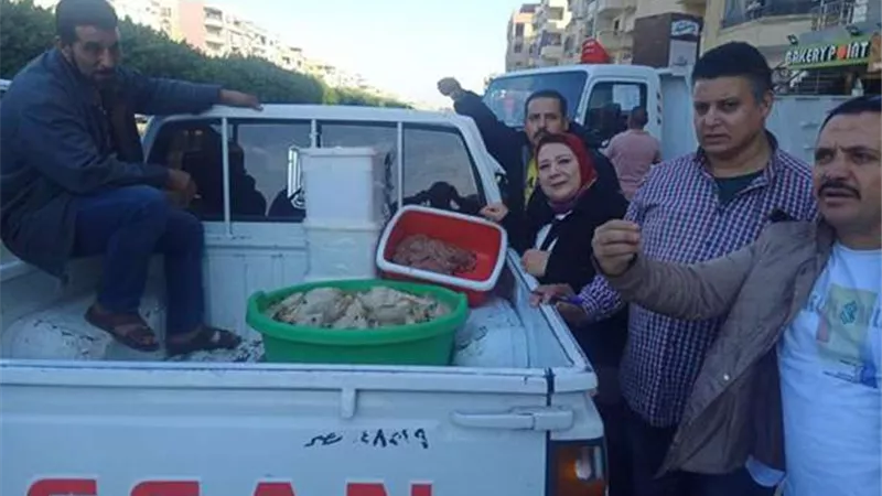 أمن الجيزة يضبط 90 كجم لحوم فاسدة في محال ومطاعم بهضبة الأهرام