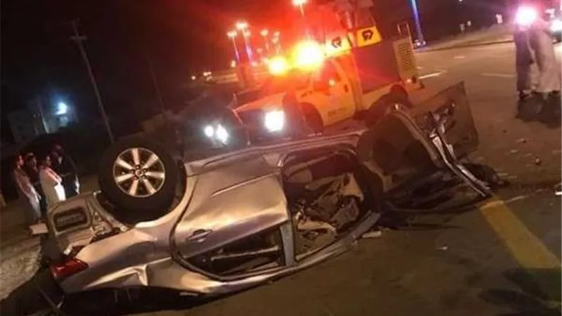 من أسرة واحدة.. إصابة 6 أشخاص إثر انقلاب سيارة ملاكي بالمنيا