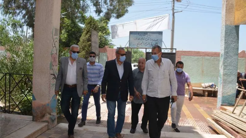 محافظ القليوبية يتفقد أعمال طريق شركات البترول