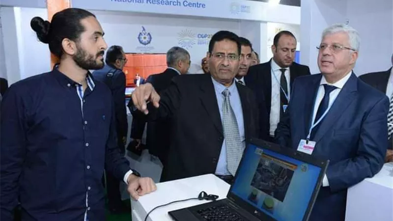 المعهد القومى للبحوث الفلكية والجيوفيزيقية يشارك فى عدة فعاليات بـCOP27