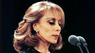 هكذا احتفلت مفيدة شيحة بعيد ميلاد الفنانة فيروز