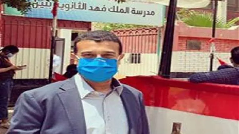 النائب طارق الخولي يُدلي بصوته في انتخابات مجلس الشيوخ 2020