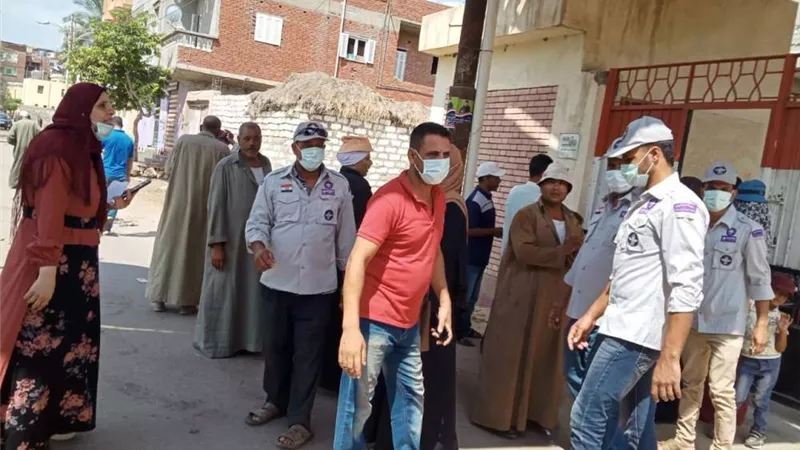 انتظام سير العملية الانتخابية وإقبال المواطنين على لجان التصويت بالدقهلية