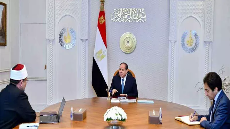 السيسي يجتمع بوزير الأوقاف لمتابعة جهود إدارة أصول هيئة الأوقاف وتنميتها