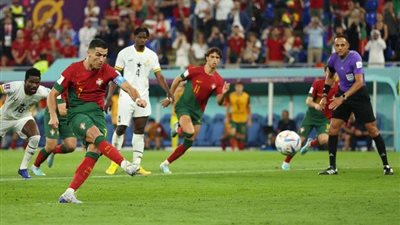 كأس العالم 2022.. رونالدو يفتتح التسجيل للبرتغال أمام غانا