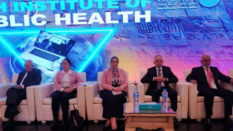افتتاح المؤتمر الدولي للمعهد العالي للصحة العامة بالإسكندرية