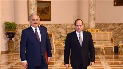 الجيش الليبي يتلقي رسالة هامة من الرئيس السيسي
