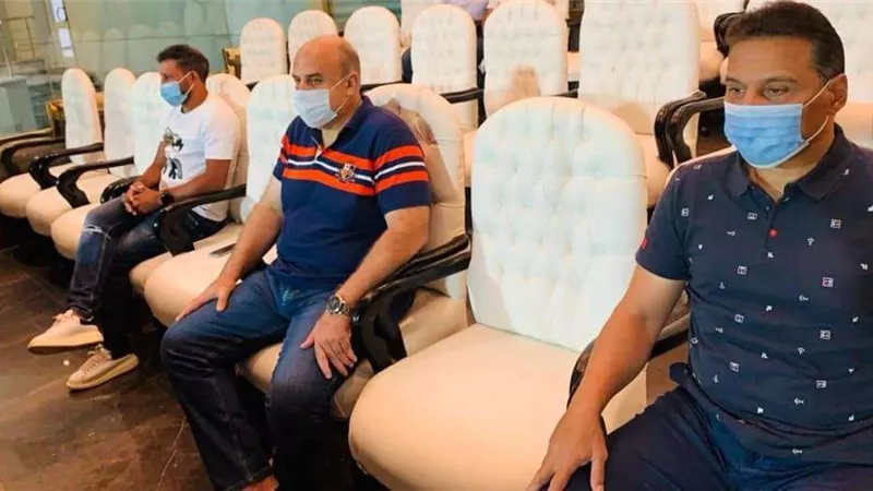 البدري ومعوض وأيوب في مباراة المقاصة والجونة