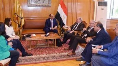 جامعة حلوان تستقبل منسق مشروع مراكز التميز للتعليم الفني