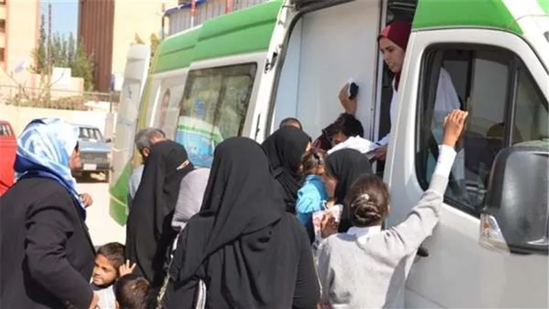 اليوم.. الصحة تطلق 7 قوافل طبية ضمن المبادرة الرئاسية حياة كريمة