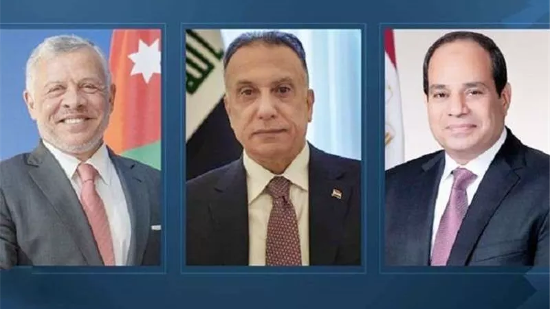 قمة ثلاثية تجمع قادة الأردن ومصر والعراق