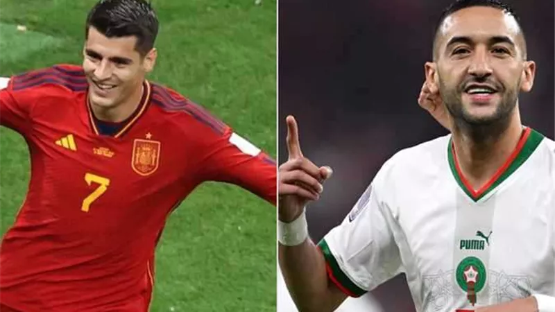 بث مباشر لمباراة منتخب إسبانيا ومنتخب المغرب في كأس العالم 2022