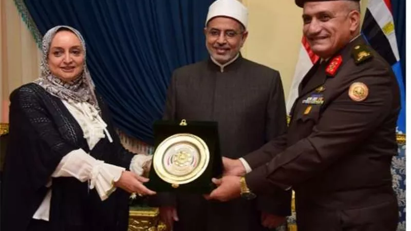 القوات المسلحة تنظم زيارة لوفد من جامعة الأزهر لمعامل إدارة الحرب الكيميائية
