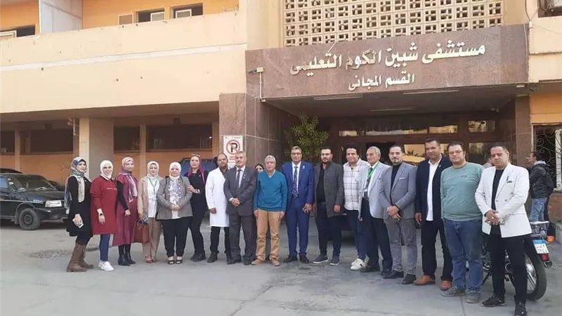 برئاسة «مسلم».. تحالف المنوفية في زيارة لمستشفى شبين الكوم التعليمي