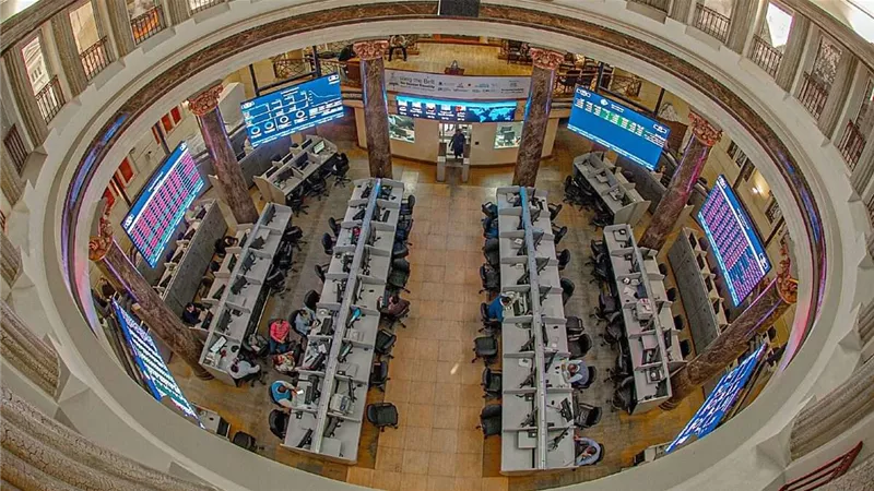 ارتفاع المؤشر الرئيسي للبورصة بنسبة 1.05% بمنتصف تعاملات جلسة اليوم