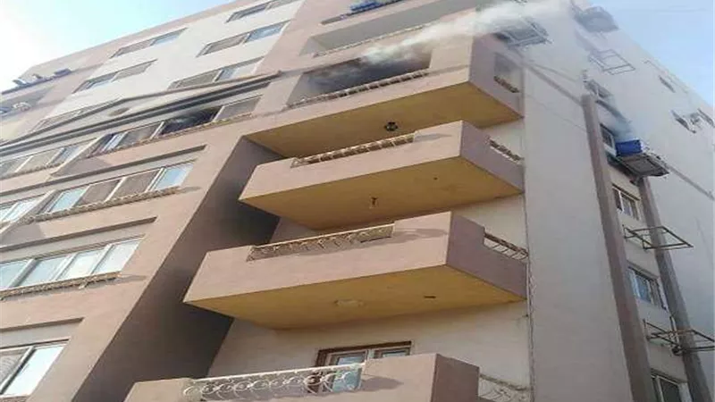 السيطرة على حريق في شقة سكنية بحدائق حلوان