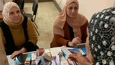 جامعة مدينة السادات تنظم قافله طبيه بقرية 