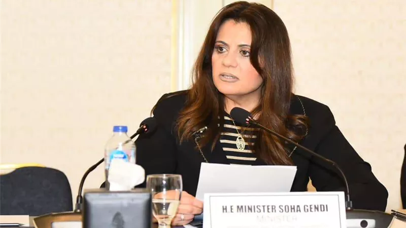 سها جندي: نتطلع لوضع خطة عمل مشتركة للتعاون مع المرصد الأفريقي للهجرة