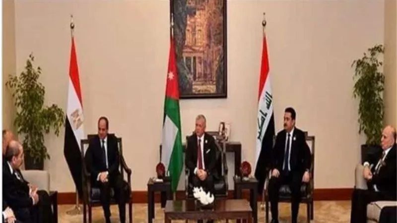 ‏الرئاسة: القمة المصرية الأردنية العراقية تناولت تعزيز مسار التعاون في مختلف المجالات‏