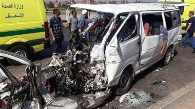 مصرع شخص وإصابة 17 في حادث مروع بطريق طوخ