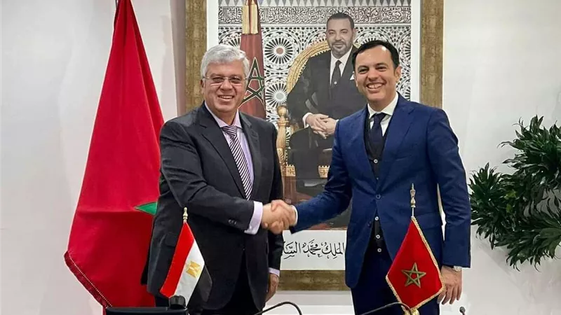 «عاشور» يلتقي بوزير الإدماج الاقتصادي المغربي لبحث آليات التعاون بين البلدين