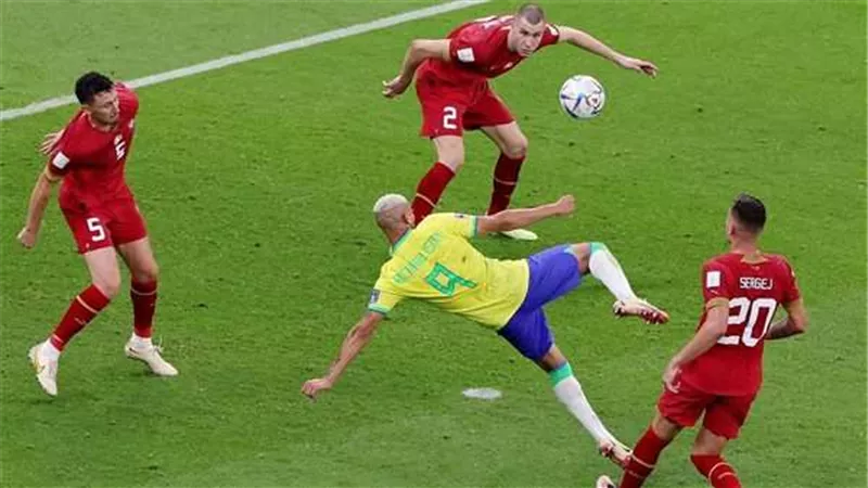 هدف ريتشارليسون في شباك صربيا يفوز بأفضل هدف بكأس العالم 2022
