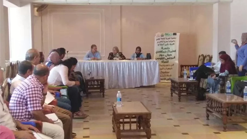افتتاح السوق الخيرى التاسع للمجلس القومي للمرأة بالدقهلية