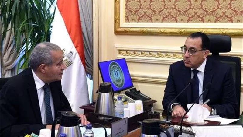 رئيس الوزراء يتابع مع وزير التموين موقف توافر السلع بالأسواق