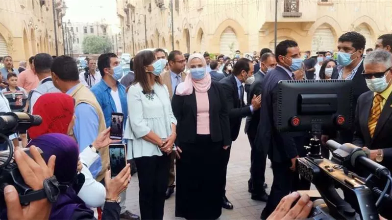 في لفتة إنسانية.. وزيرتا التضامن والهجرة يشاركن أطفال روضة السيدة أنشطتهم