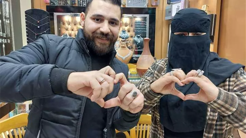 عريس الغربية صاحب تريند الشبكة الفضة ينفصل عن خطيبته لسبب صادم