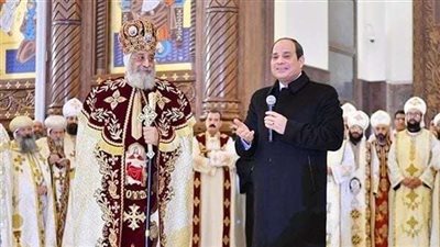 بعد إجراء فحوصات طبية.. الرئيس السيسي يطمئن هاتفيًا على صحة البابا تواضروس