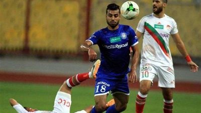 سموحة يتقدم بهدف نظيف على طلائع الجيش في الشوط الأول