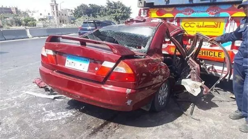 مصرع 5 وإصابة 16 آخرين في حادث تصادم بالطريق الصحراوي بالمنيا